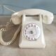 telephone from the 50s in beige bakelite
