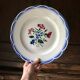 Round serving dish Digoin Sarreguemines model Elorn