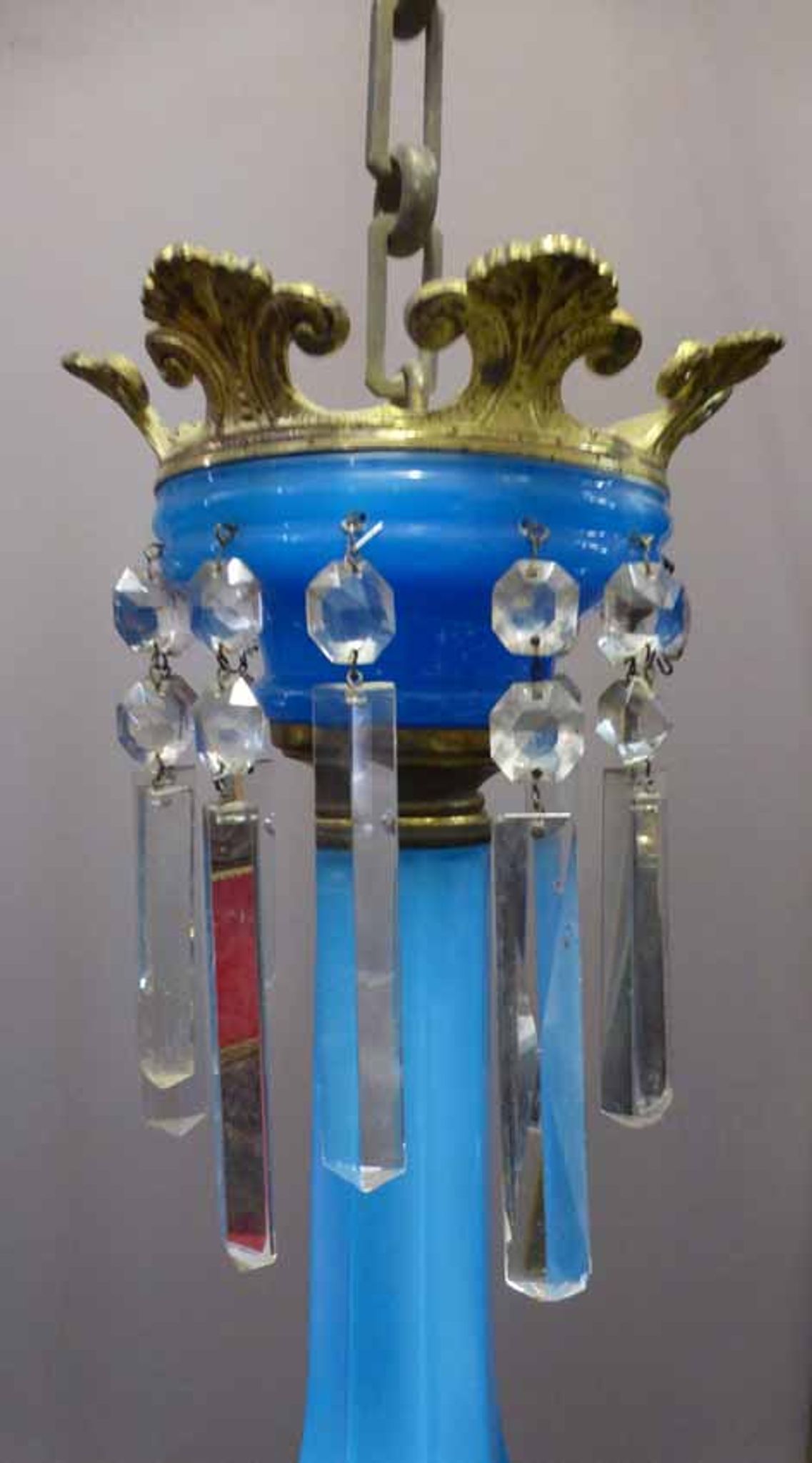 Lustre en opaline Napoléon III