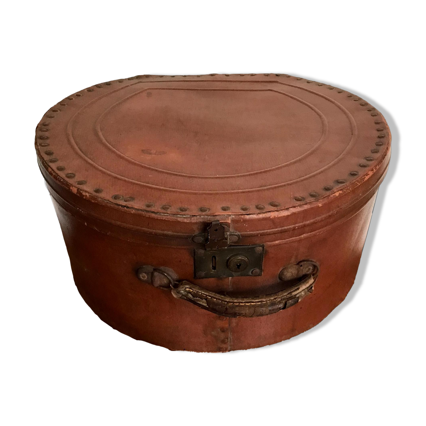 Vintage cardboard hat box