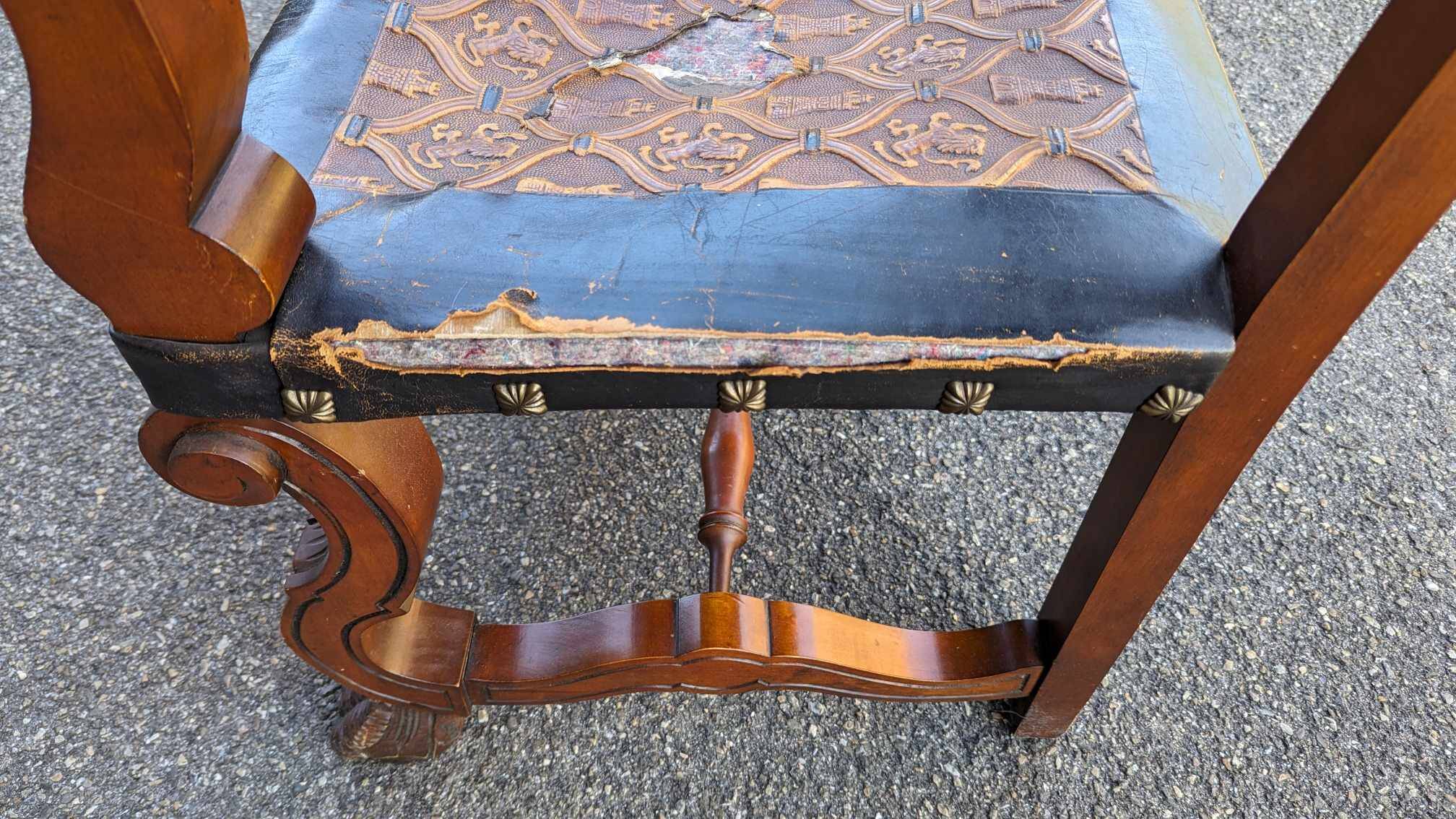 Spanish Renaissance style armchairs