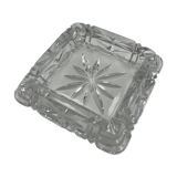 Worked crystal ashtray