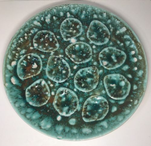 Flat oyster signed vintage model Niderviller foam