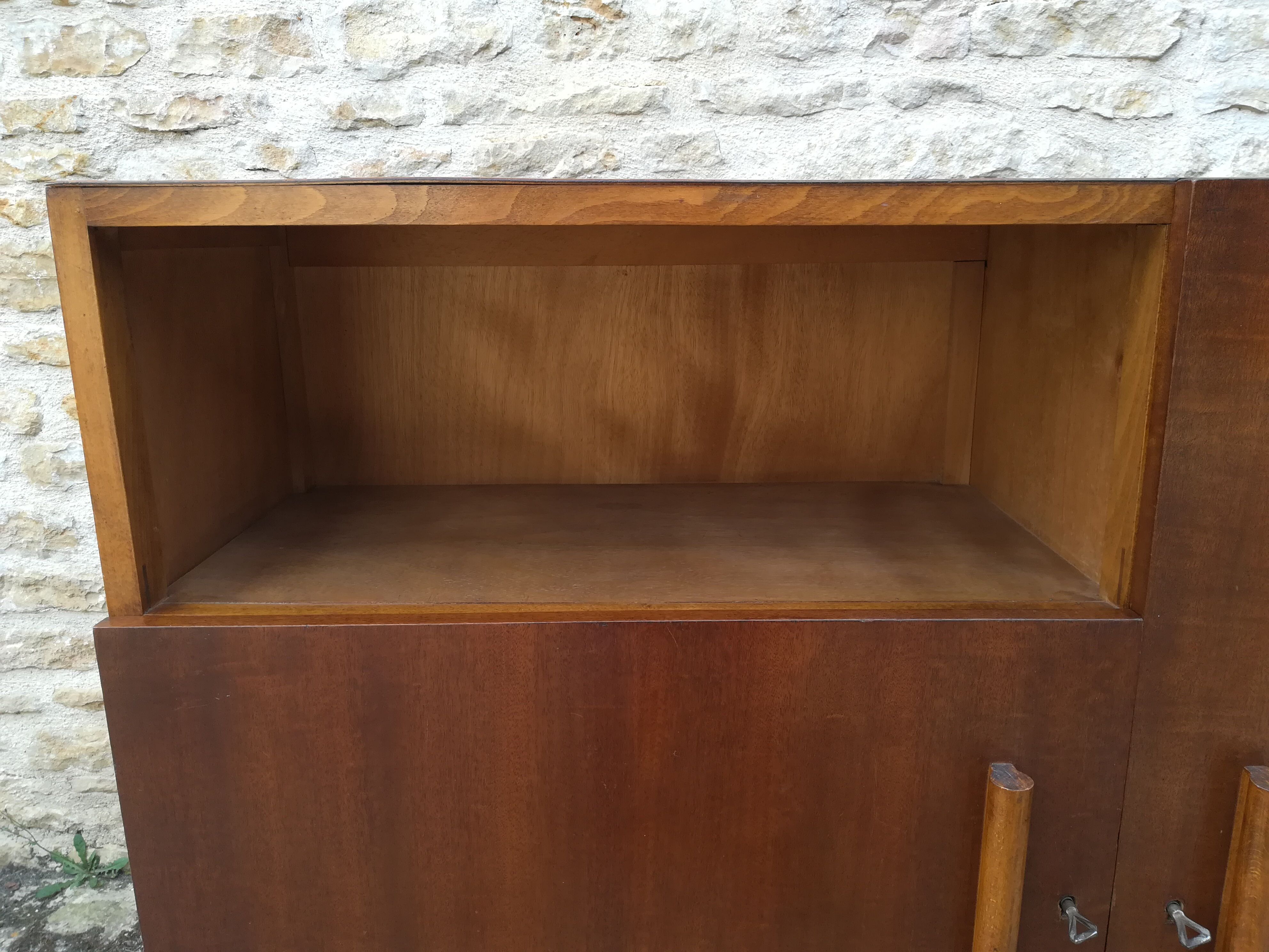 Asymmetrical two-door sideboard