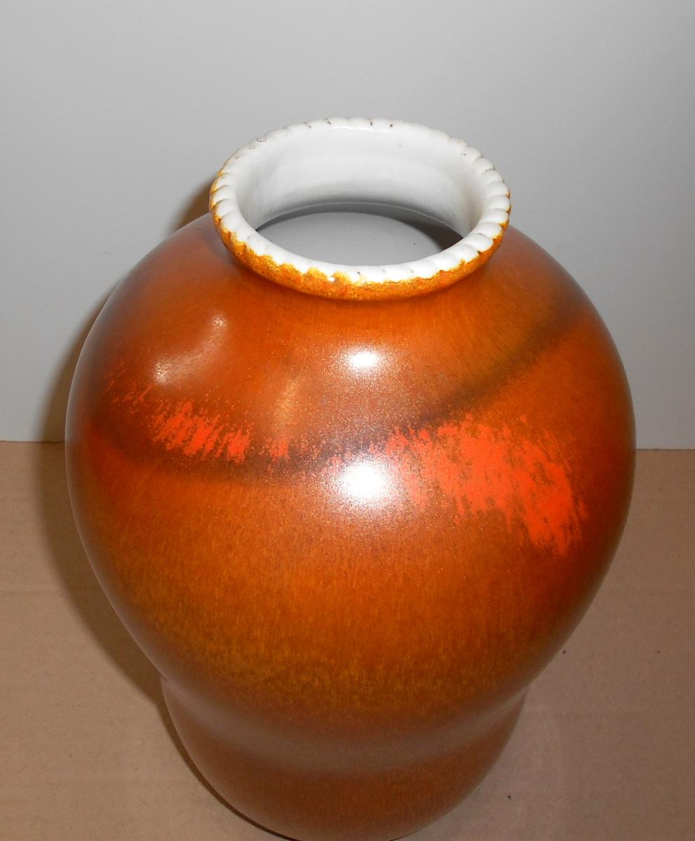 Vase ceramic by Giovanni Gariboldi to Richard-Ginori 1952