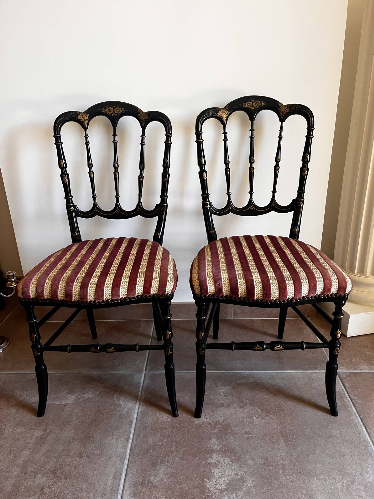 Pair of Napoleon III chairs