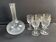 Carafe et 6 verres cristal taillé XIXème