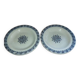 Vintage Salins "Henri II" Service – 8 Dinner Plates & 5 Soup Plates