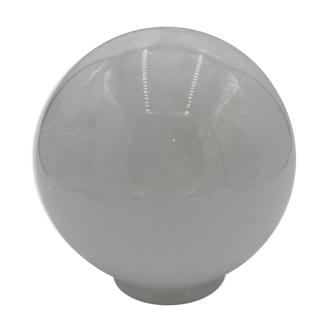 Globe 20cm en verre blanc