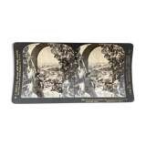 Old photography stereo, stereograph, luxury albumine 1903 Granada, Spain