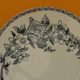 Lot de 6 assiettes plates UC SARREGUEMINES modèle Wallace.