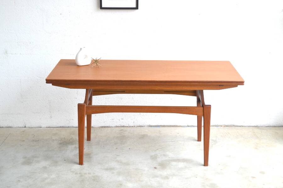 Vintage Scandinavian table with a system