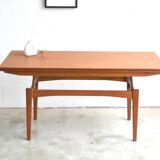 Vintage Scandinavian table with a system
