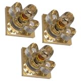 Glass Wall Sconce by Sische, Germany, 1970s