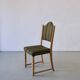 Henning Kjaernulf carved oak dining chairs | set of 6 | Denmark | 1950s
