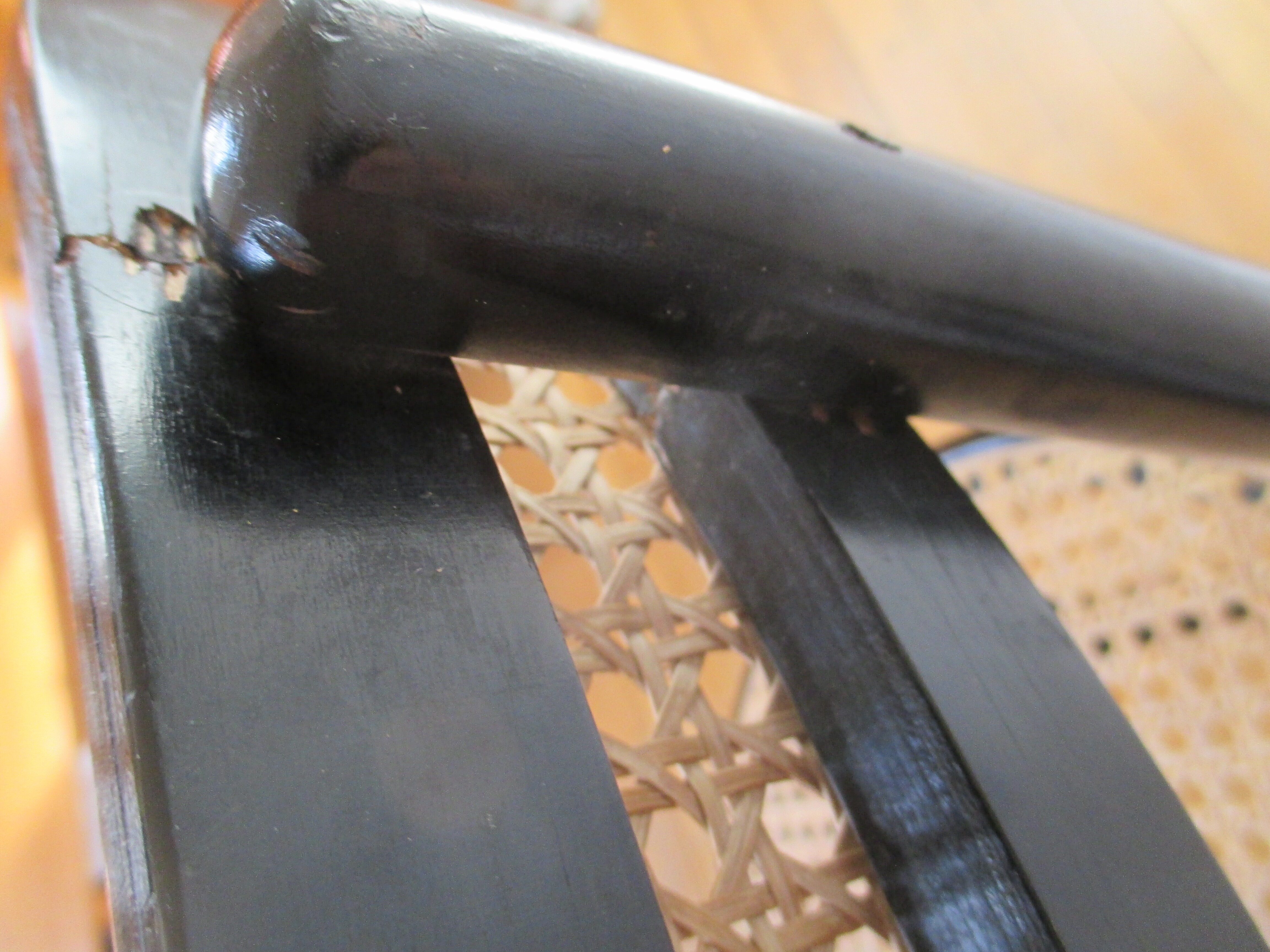 2 bar stools cannée canning bentwood