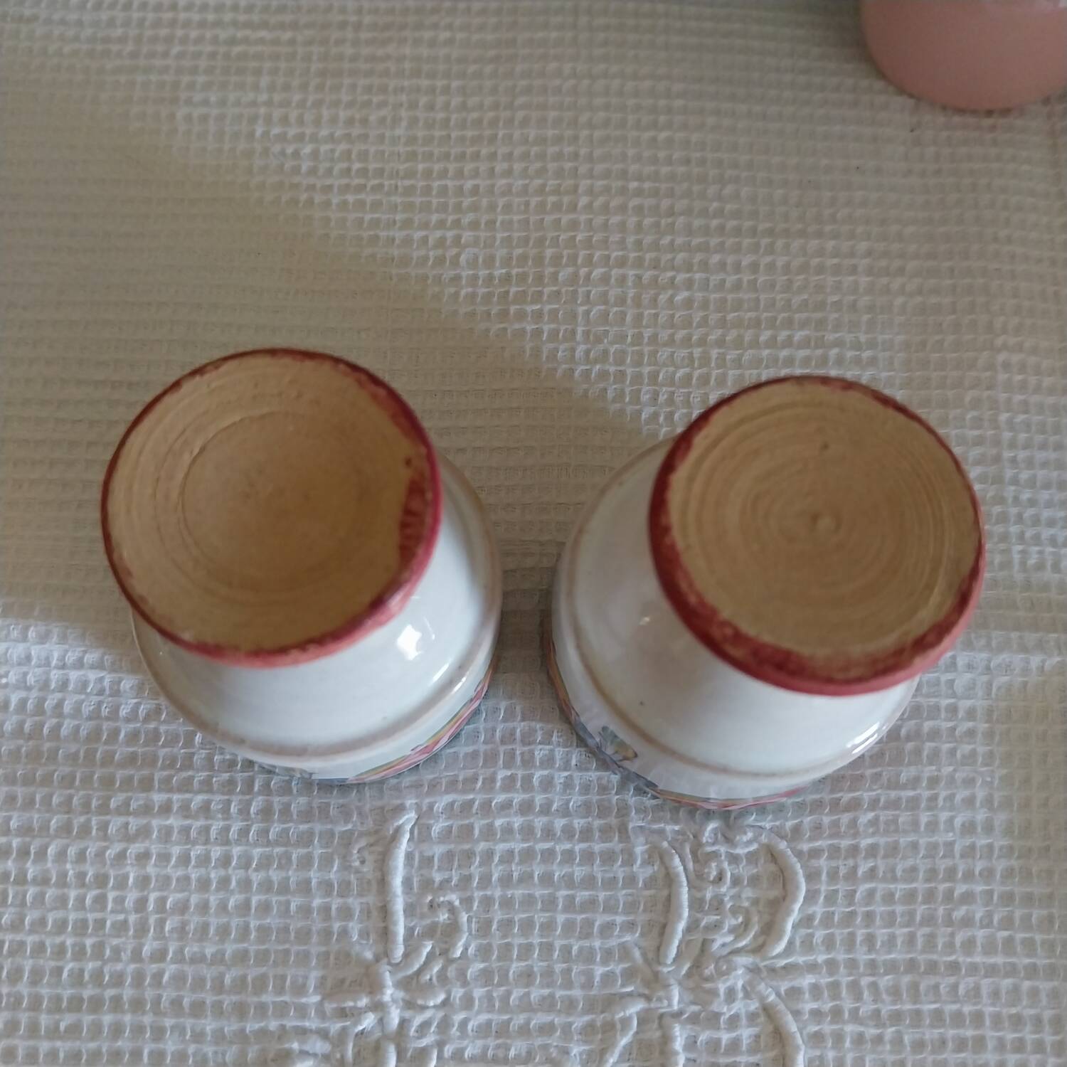 Antique egg cups St Clément
