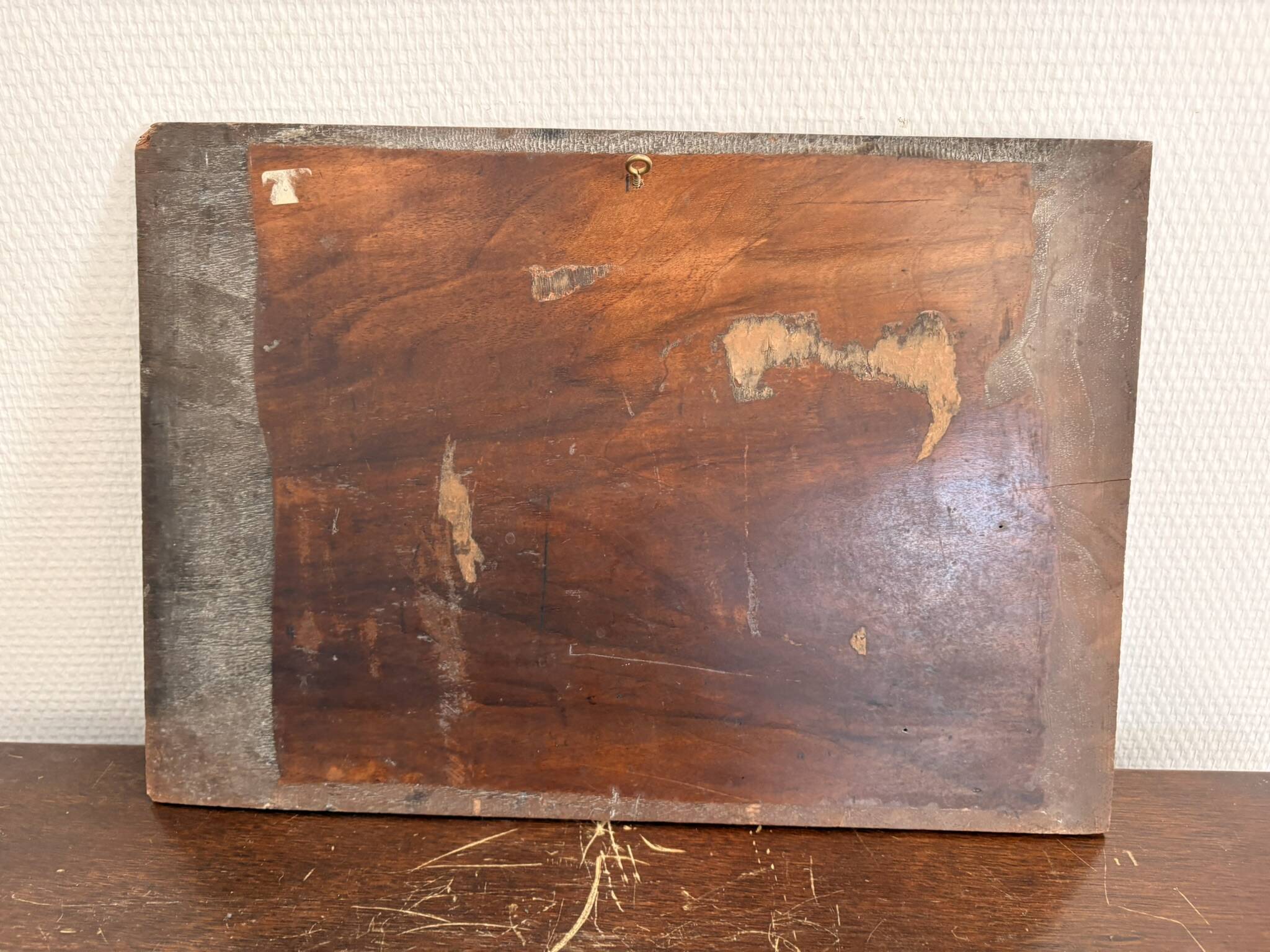 Old Oil Painting Wood Panel P Reynaud Post-Impressionism Landscape
