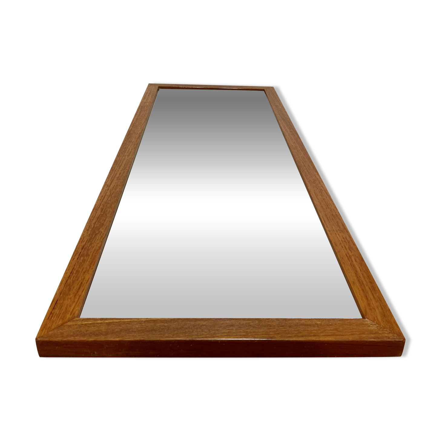 Large Scandinavian design mirror from the 1960s.