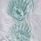 Pair of shell candlesticks