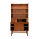 Bookcase secretary by Johannes Sorth for Nexø Møbelfabrik Bornholm, Denmark 1960s