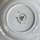 6 antique cream earthenware deep plates with gilded flowers Amandinoise