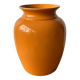 Vase orange en céramique 26cm