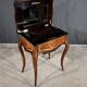 Rosewood and mahogany work table, Louis XV style, Napoleonic era