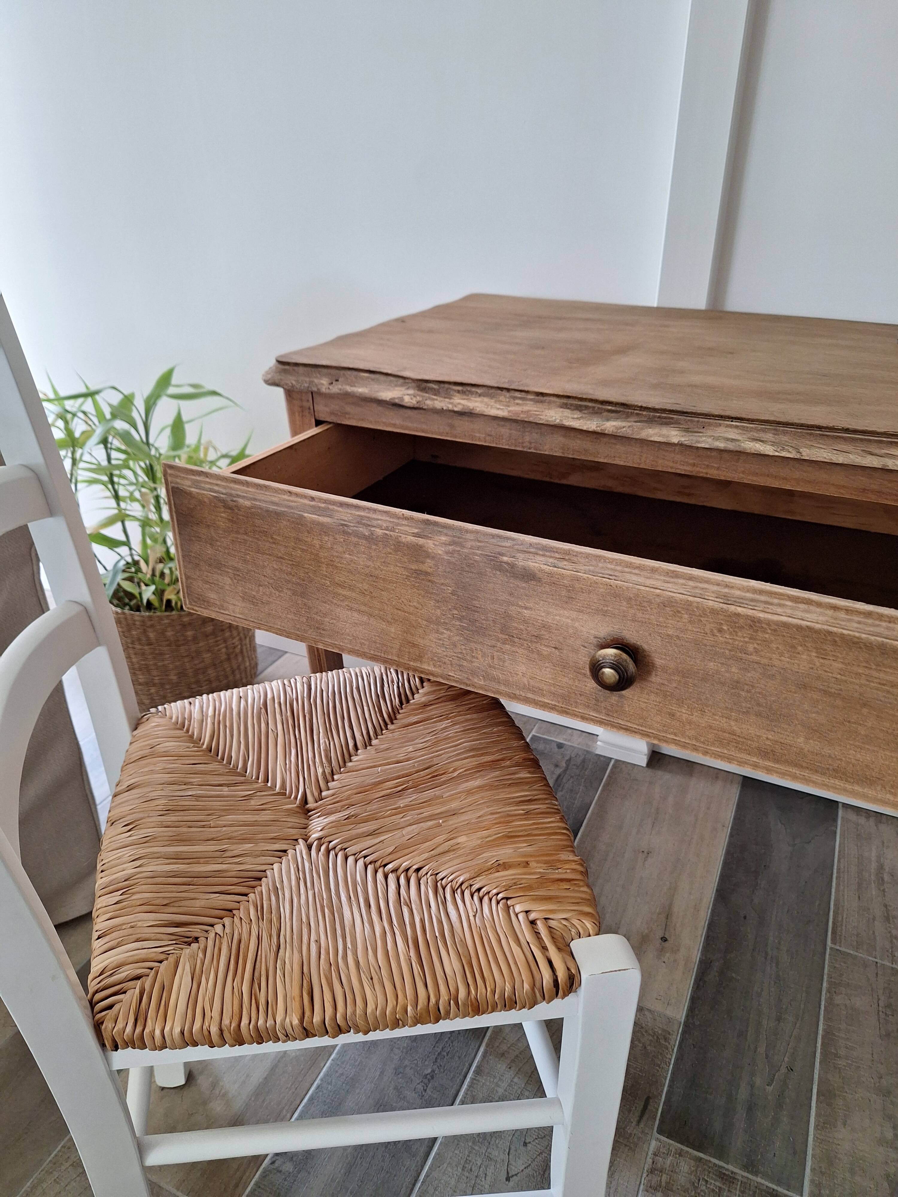 Wooden console desk