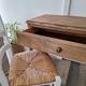 Wooden console desk
