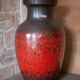 Large ceramic vase West Germany 241-47, Scheurich vase, floor vase