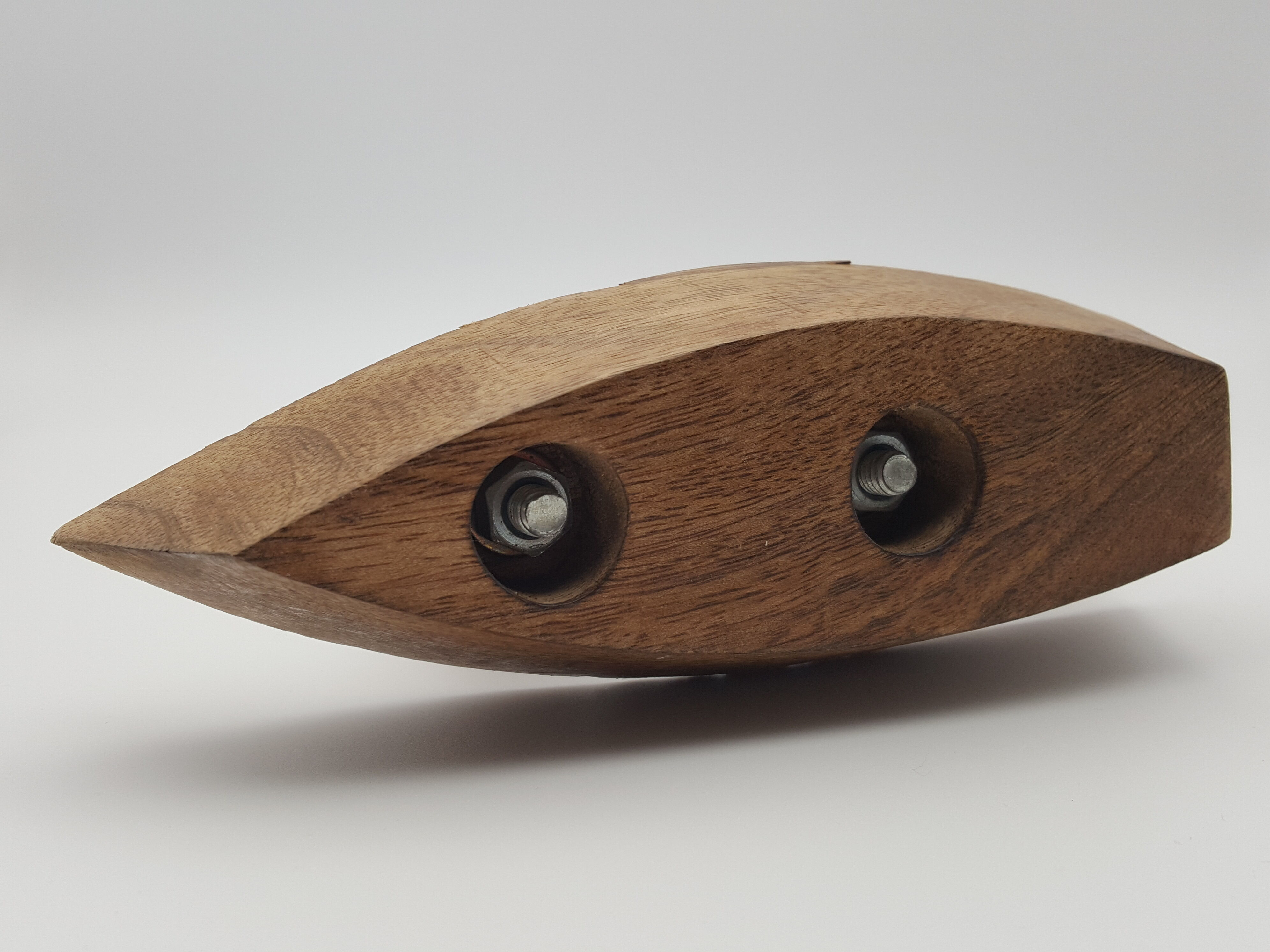 Wooden boat sail metallic metal brushed navy decoration