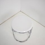 Chrome Stool by Keuco, 1980's, Germany