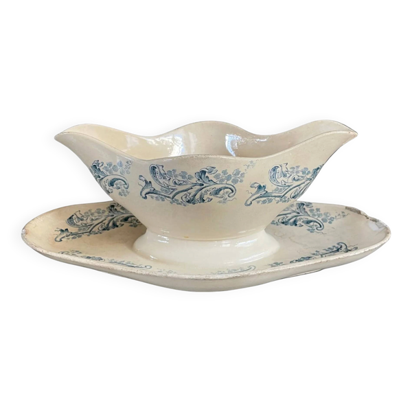 Saucière en terre de fer Longwy modèle Russe - Ref 939