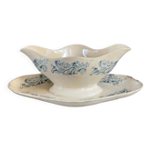 Ironstone sauce boat Longwy Russian model - Ref 939