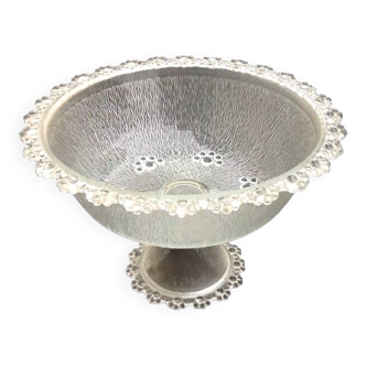 1960s Italian Design Masserini barocco Large fruit bowl on shower stand
