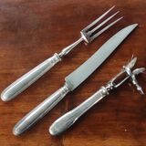 Ancien couverts de service à gigot 3 pieces
