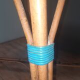"1900" table in bamboo and wicker
