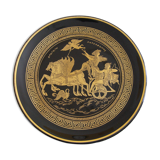Greek plate 24 carat gold décor