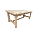 Stripped farm table