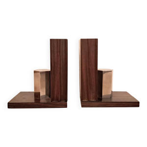 Paire de serre-livres - macassar