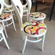 set of 2 restored Baumann Mouette chairs