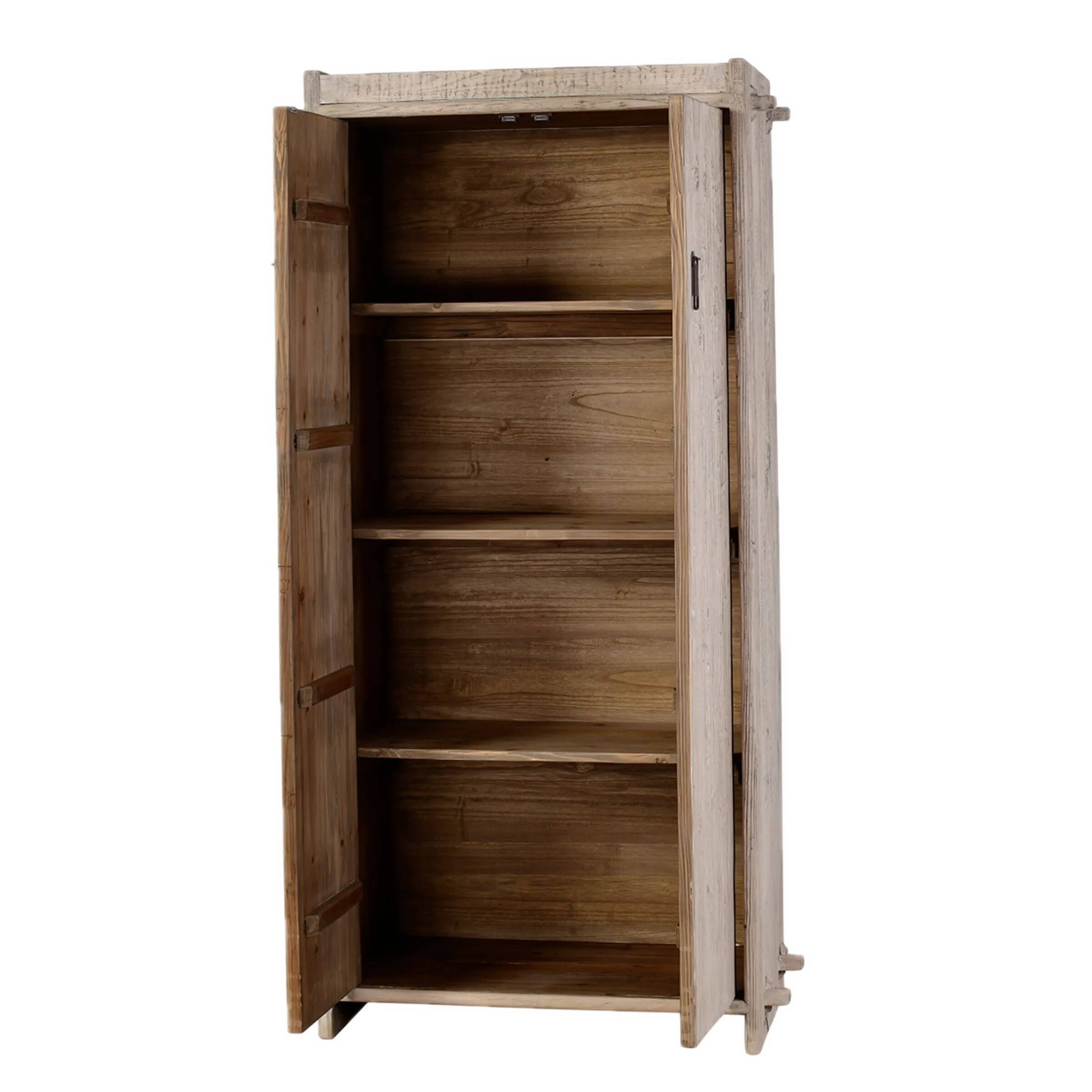 Ankang - Minimalist Chinese wardrobe in recycled pine no. 3