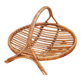 Vintage fruit cup year 50 rattan