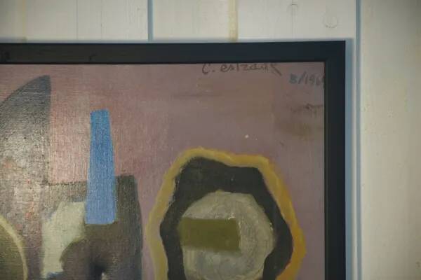 Abstract painting/canvas, 1969