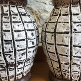 Ceramic vase duo by Louis Dage
