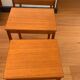 Set of 3 nesting tables in solid teak, McIntosh design, 1960s