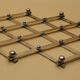 Expandable silver metal trivet