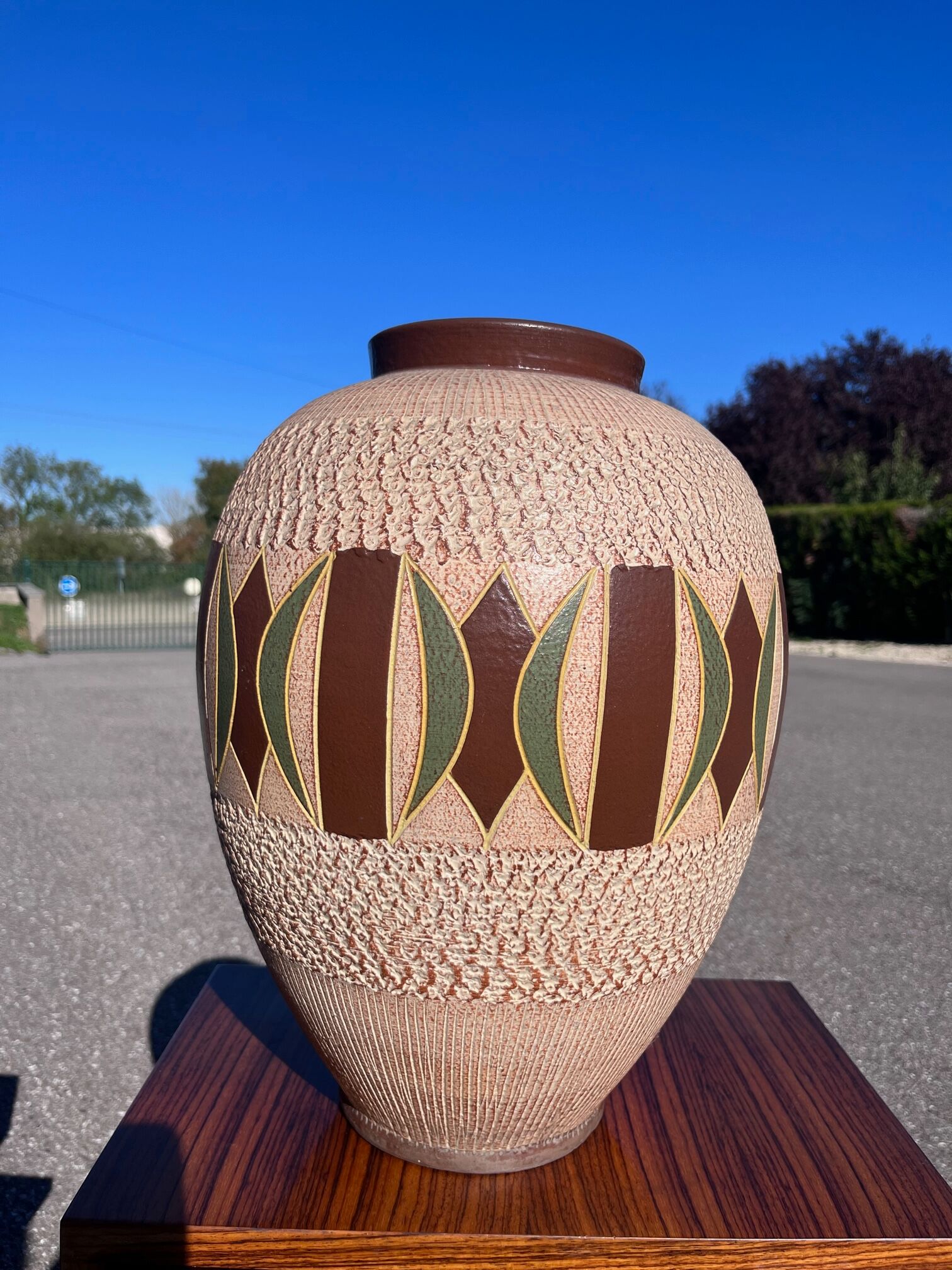 large ceramic vase 1950