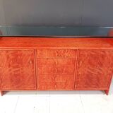 Buffet vintage en rotin, années 1970